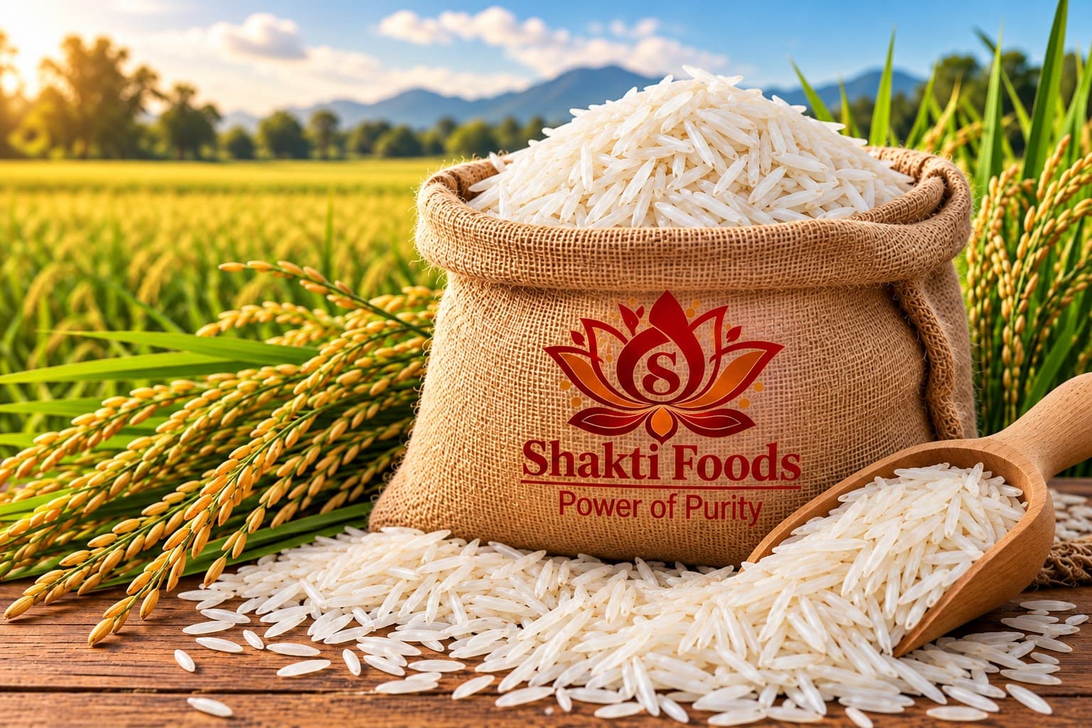Shakti Foods premium long-grain Basmati rice